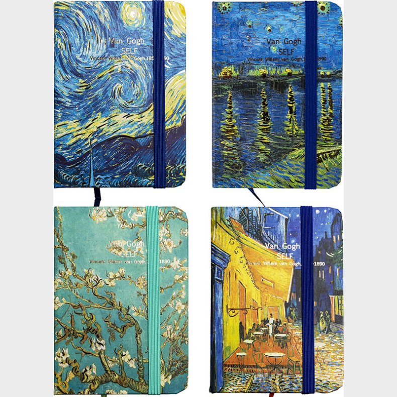 Notesbog A7 160 Sider Van Gogh Motiver - Centrum - 1 Stk. - Assorteret