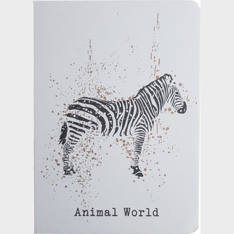 Notesbog Animal World 13 X 18 Cm