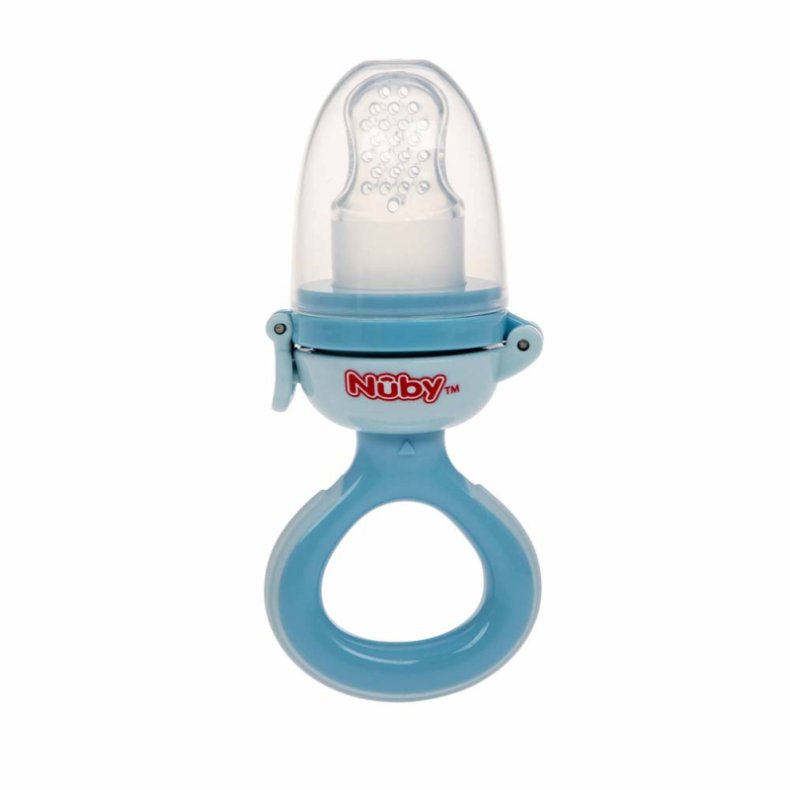 Nuby  Food Nibbler - Spis frugt sikkert - Bl