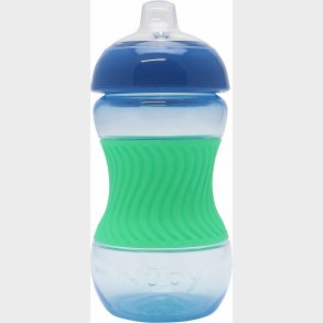Nuby - Mini Easy Gripcup Med Sleeve - Bl�gr�n - 180ml