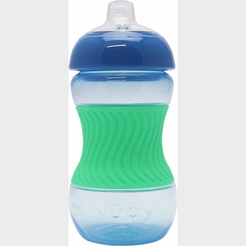 Nuby - Mini Easy Gripcup Med Sleeve - Bl�gr�n - 180ml