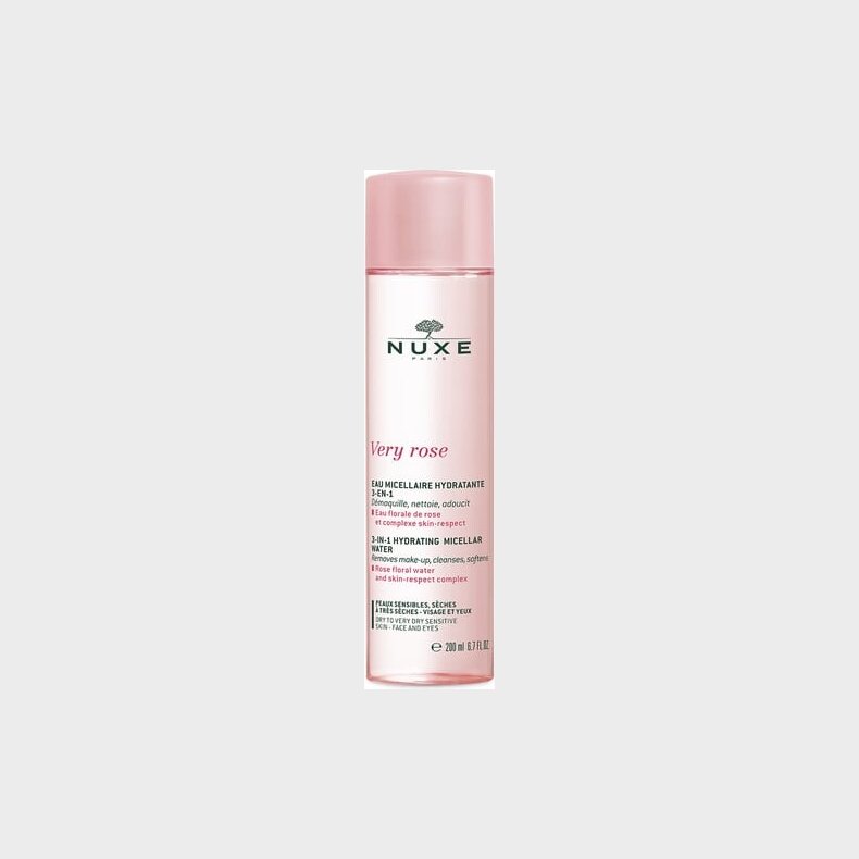 Nuxe - Rensevand Til Ansigt - Very Rose Sensitiv Hud 200 Ml