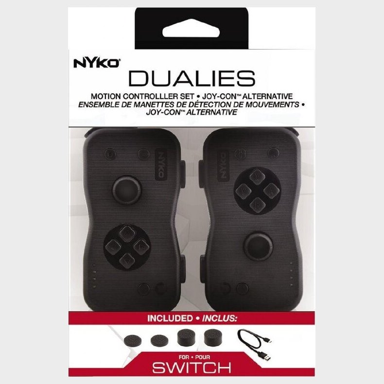 Nyko - Dualies Switch - Alternativt Controller S�t Til Nintendo Switch - Sort
