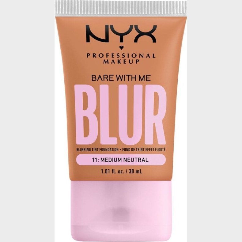 Nyx - Bare With Me Blur Skin Tint Foundation - 11 Medium Neutral