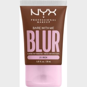Nyx - Bare With Me Blur Skin Tint Foundation - 21 Rich
