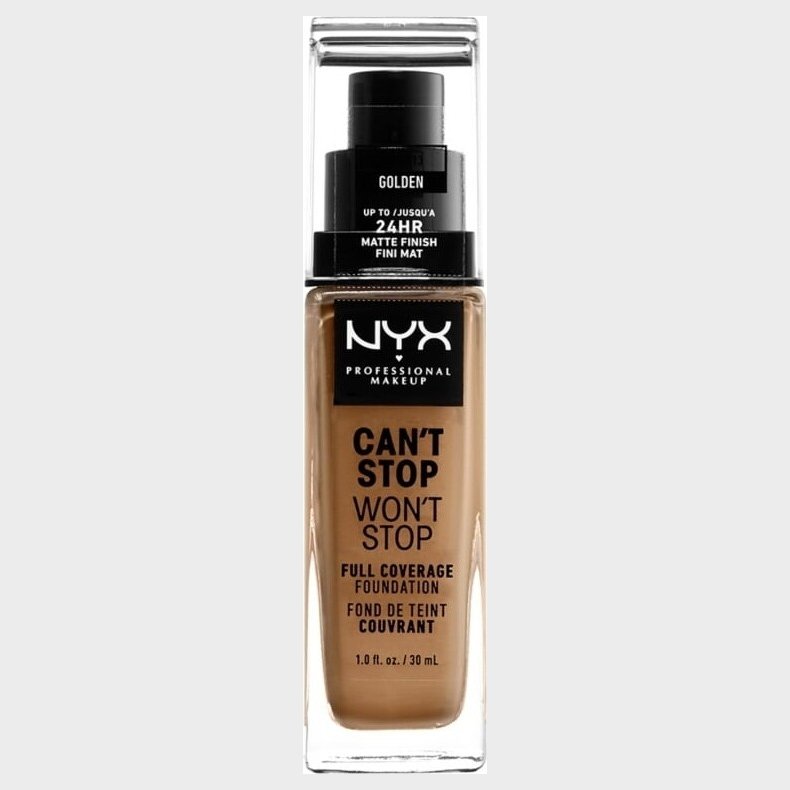 Nyx Professional Makeup - Can't Stop Won't Stop Foundation - Golden