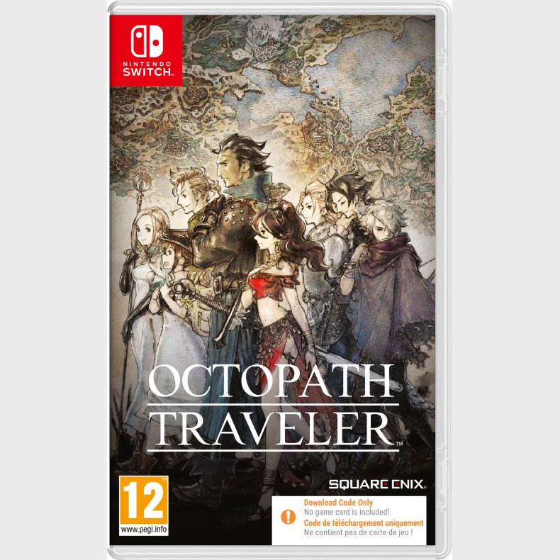 Octopath Traveler - Kode I Boks  - Nintendo Switch