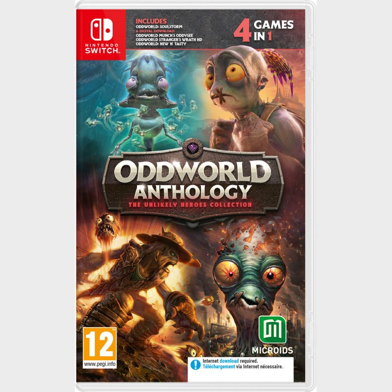 Oddworld Anthology: The Unlikely Heroes Collection - Nintendo Switch