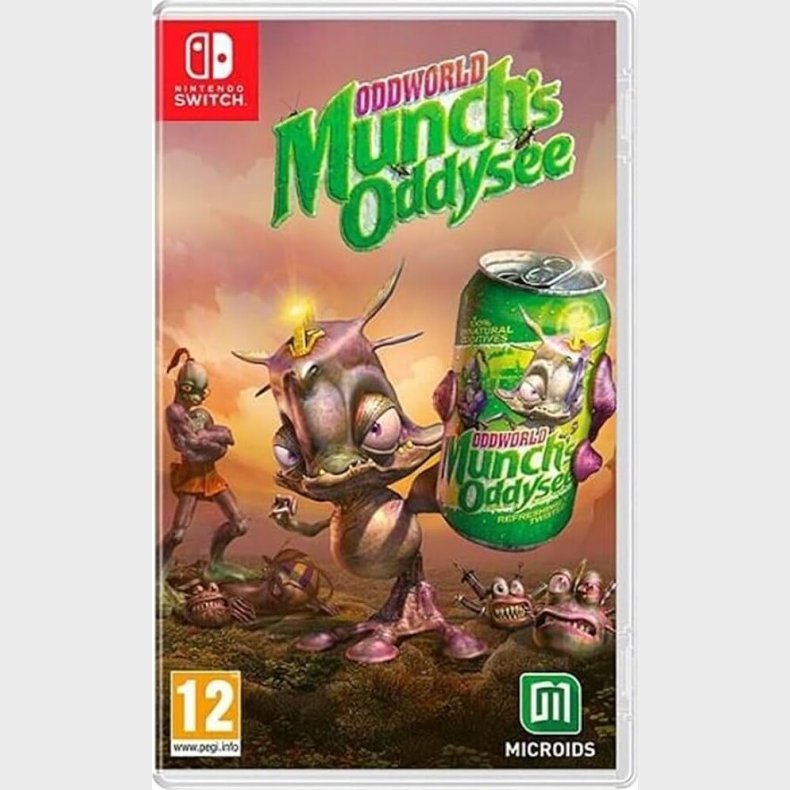 Oddworld Munch's Oddysee - Kode I Boks  - Nintendo Switch