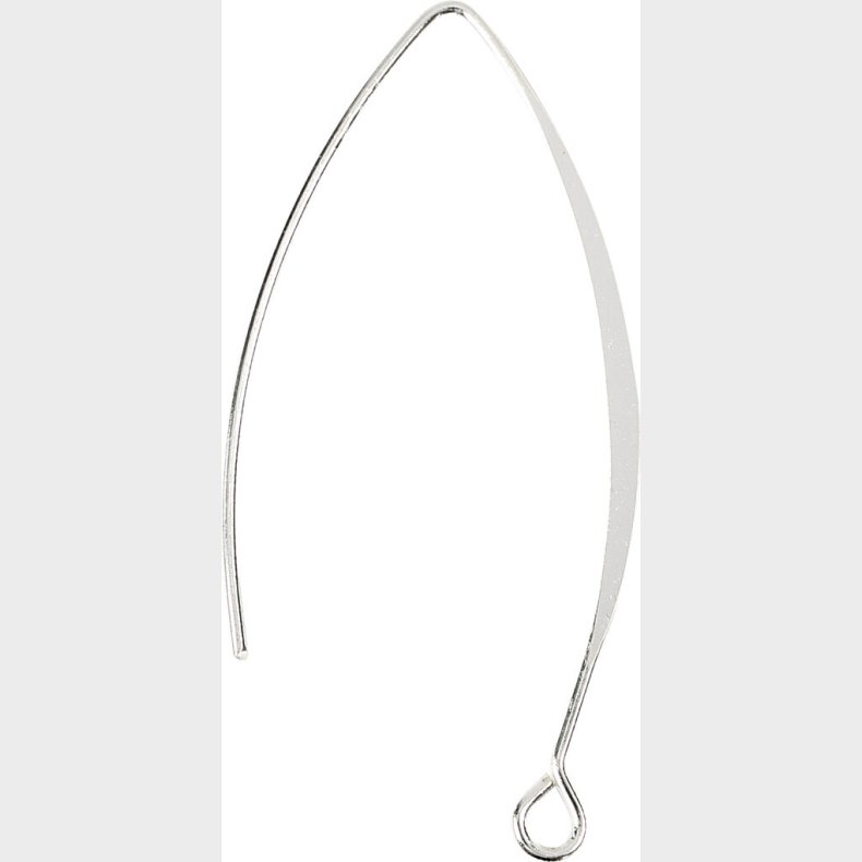 rebjle - H 42 Mm - Hulstr. 2 Mm - Forslvet - 4 Stk.