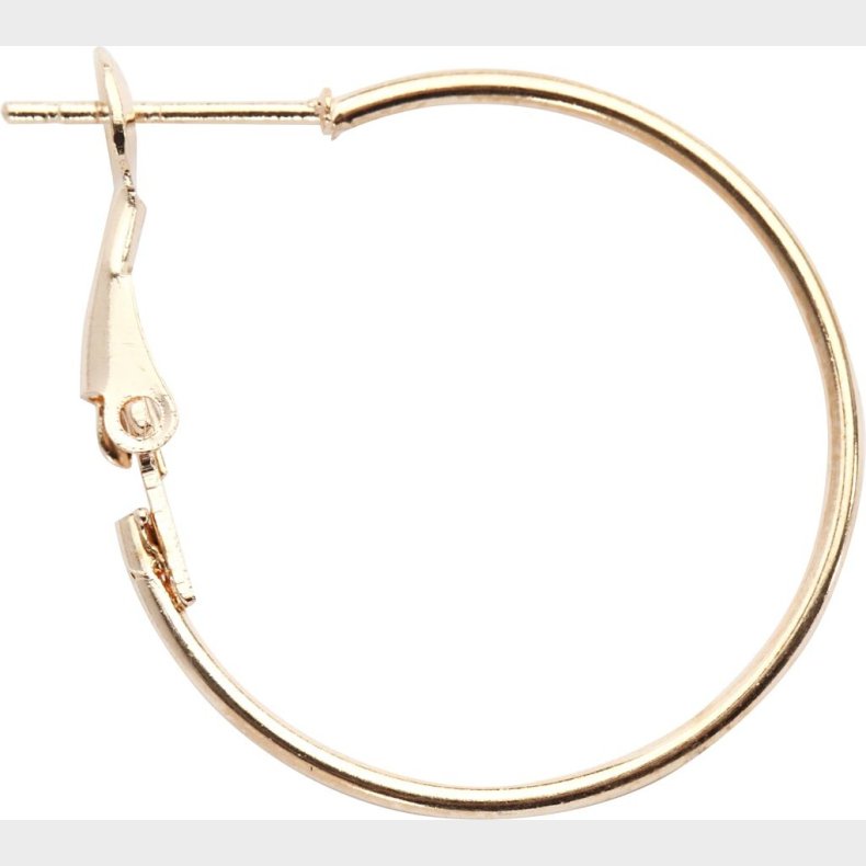 rering -  25 Mm - Forgyldt - 8 Stk.