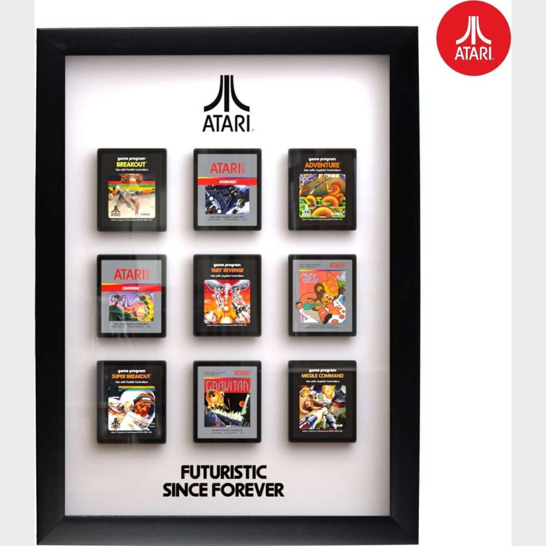 Official Atari 3d Wall Art - Cartridge Collection
