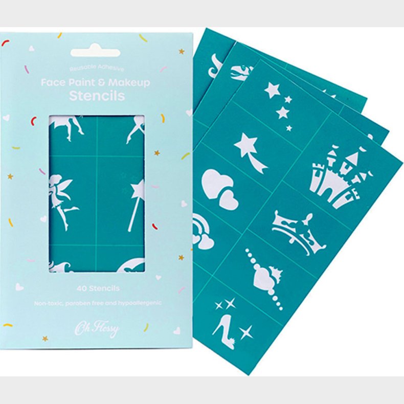Oh Flossy - Ansigtmaling- Og Make-up Stencils
