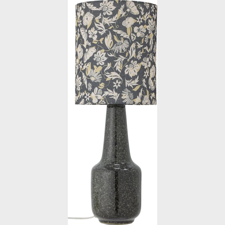 Bloomingville - Olefine Bordlampe Med Skrm - Grn - Stentj