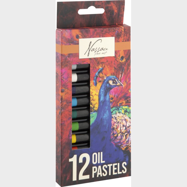 Oliepastel - ske Med 12 Farver