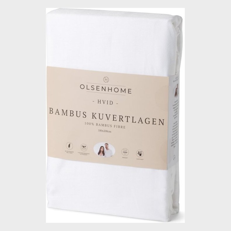 Olsen Home - Bambus Kuvertlagen - 180x200 Cm