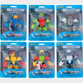 Ombyggelig Robot - 12 Cm