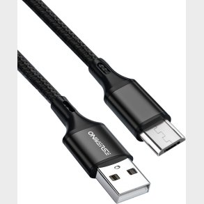 Oniverse Usb-a To Micro-usb Charge Cable, 3 M - Black