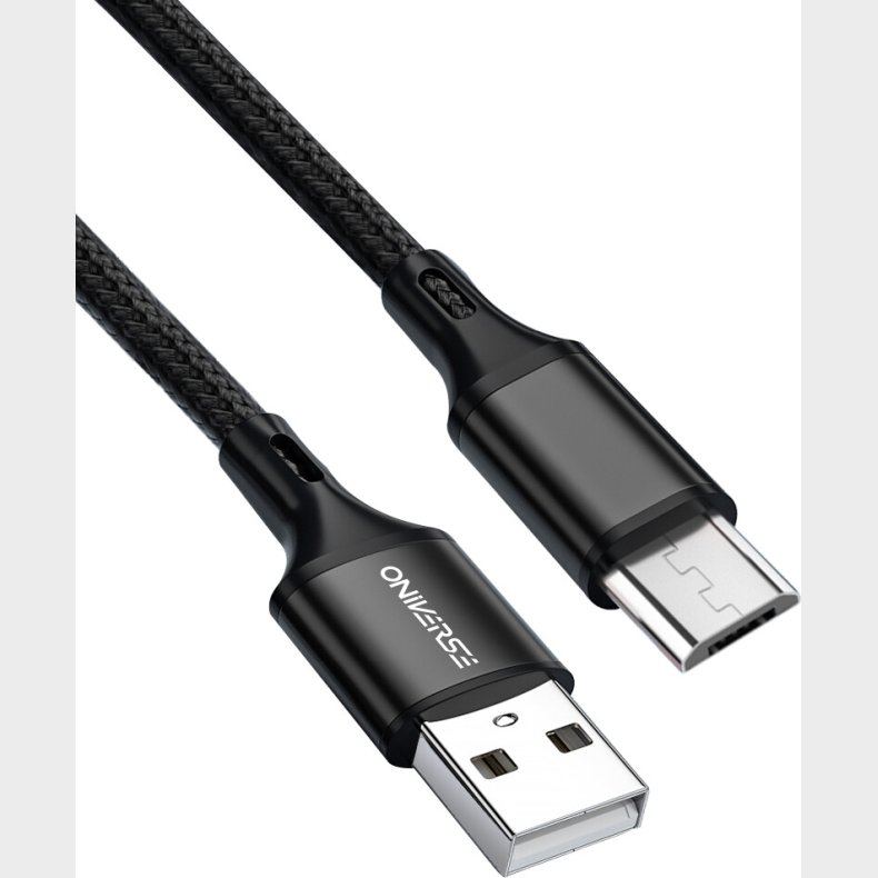 Oniverse Usb-a To Micro-usb Charge Cable, 3 M - Black
