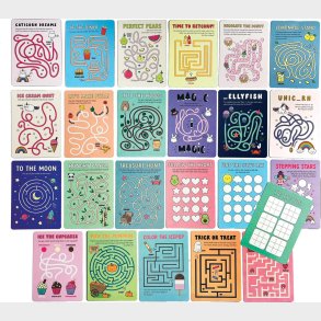 Ooly - 24 Aktivitetskort - Mini Mazes