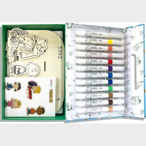 Ooly - Dekorationss�t 3d Tegneserie - Radiserne