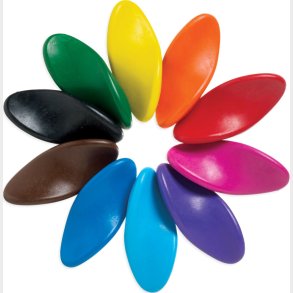 Ooly - Farvekridt 10 Stk - Left Right