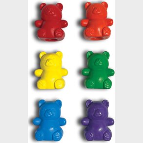 Ooly - Farvekridt 6 Stk - Cuddly Cubs Bear