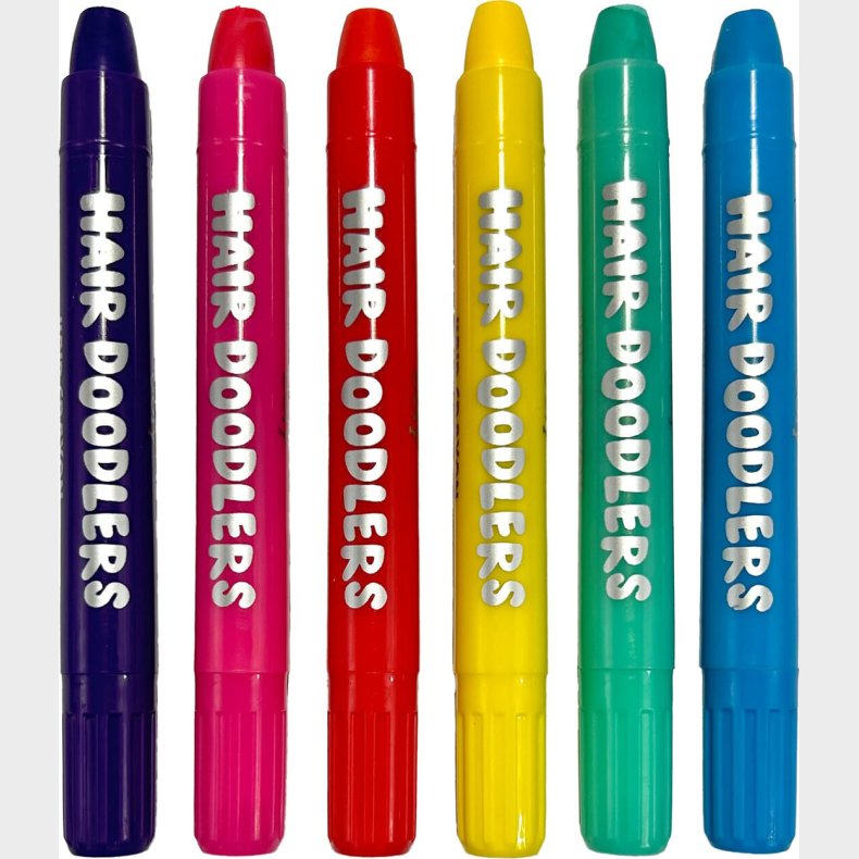 Ooly - H�rmaling 6 Stk - Hair Doodlers