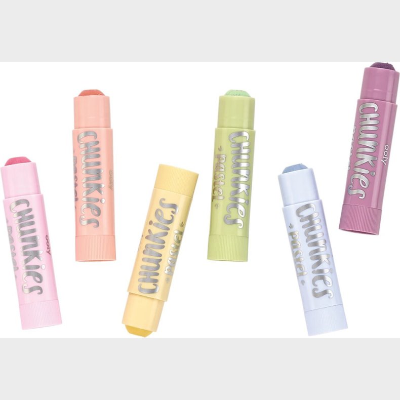 Ooly - Malestift 6 Stk - Chunkies Pastel