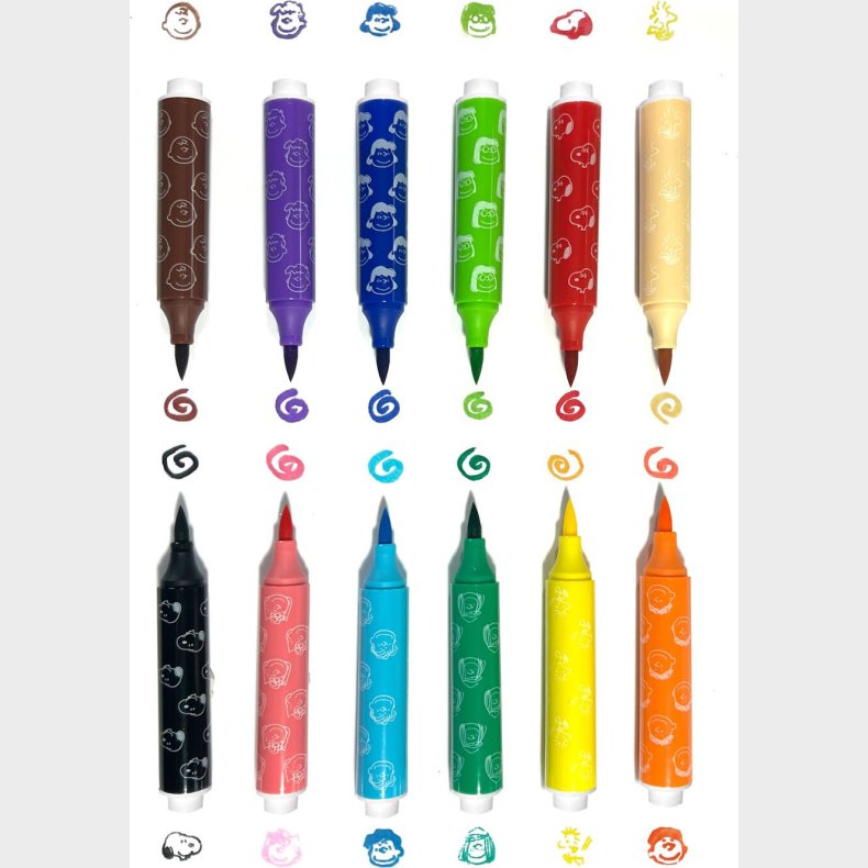 Ooly - Penseltusser Med Stempel 6 Stk - Radiserne