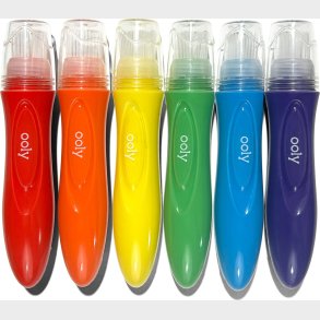 Ooly - Plakatmaling I Pensel 6 Stk - Easy Squeezy