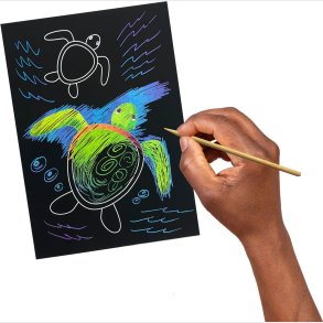 Ooly - Ridsekort - Ocean Life - Scratch Og Scribble