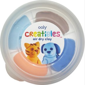 Ooly - Selvh�rdende Ler - Pet Bffs 4 Farver - Creatibles