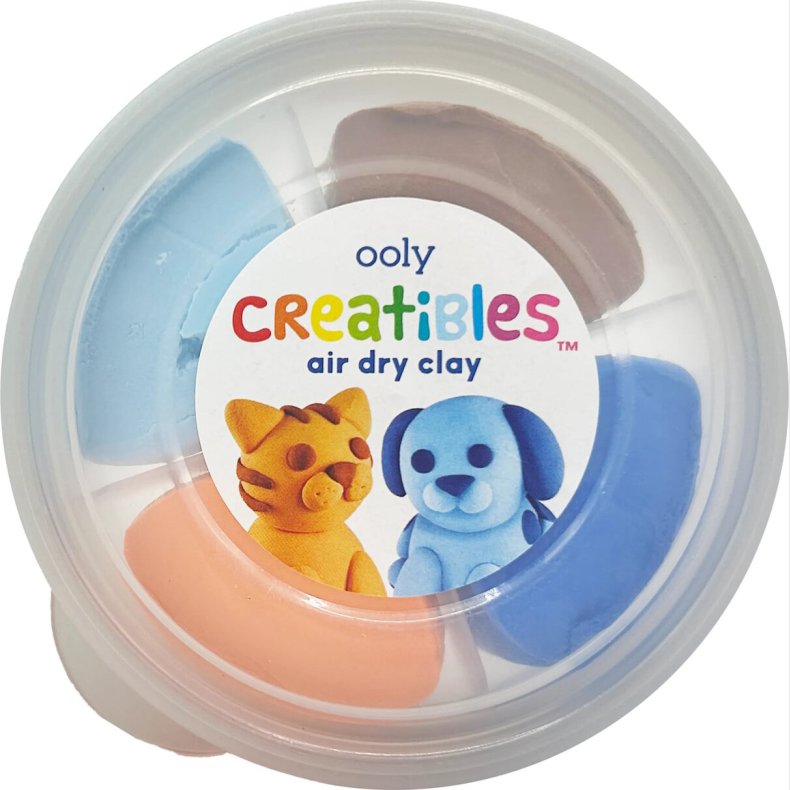 Ooly - Selvh�rdende Ler - Pet Bffs 4 Farver - Creatibles