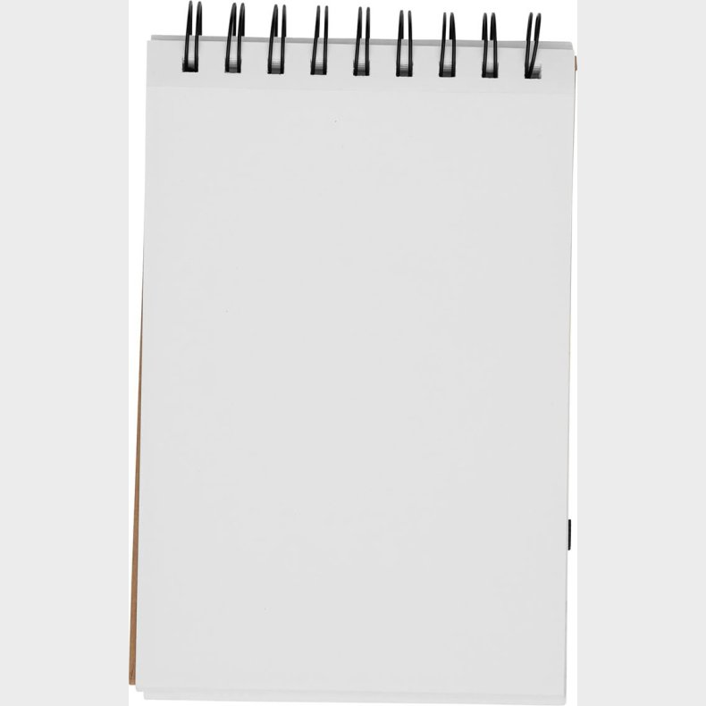 Ooly - Skitseblok - Diy - Hvid 13 X 19 Cm