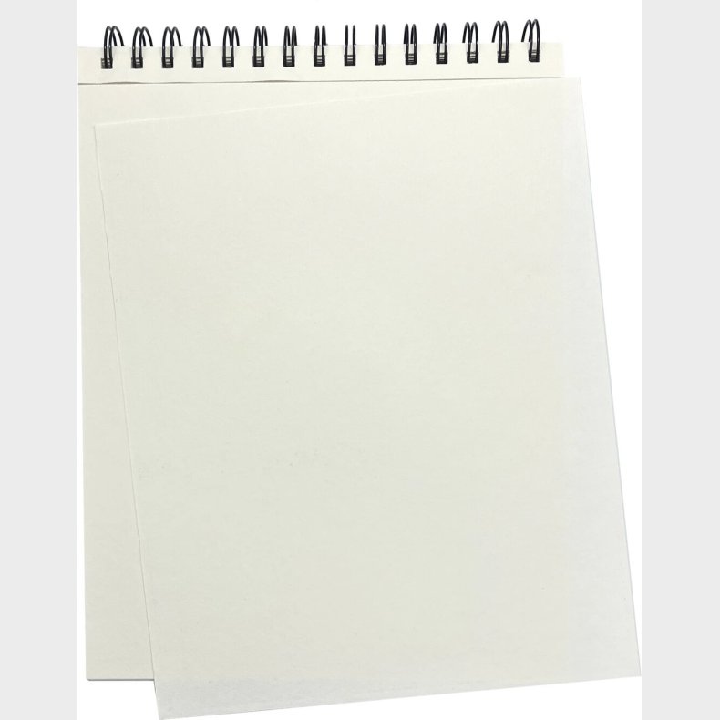 Ooly - Skitseblok - Diy - Hvid 20,5 X 26,5 Cm