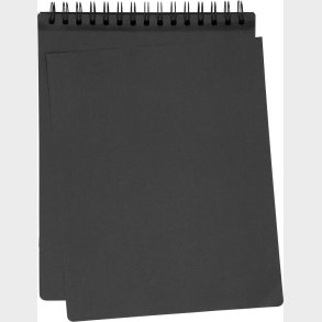 Ooly - Skitseblok - Diy - Sort 20,5 X 26,5 Cm