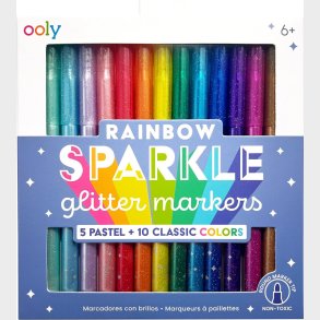 Ooly - Tusser 15 Stk - Rainbow Sparkle Glitter