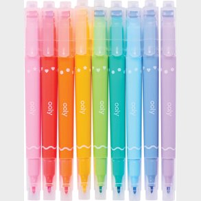 Ooly - Tusser Med Stempel 9 Stk - Confetti