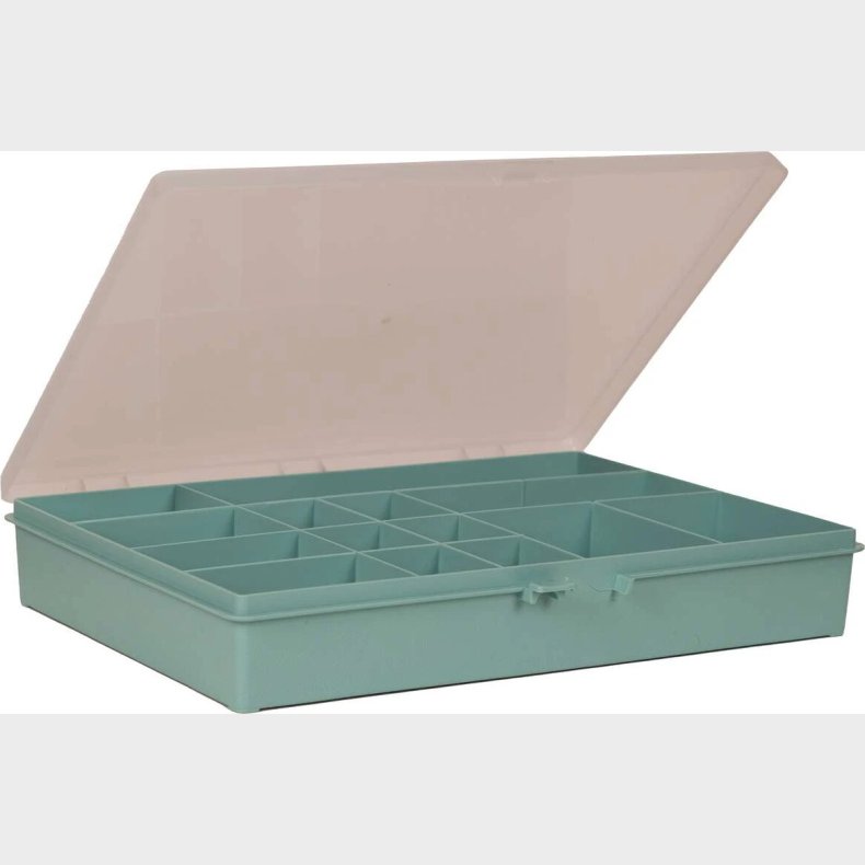 Opbevaringsboks M/14 Rum 55x33,2x25,4cm, Turkis - Raaco