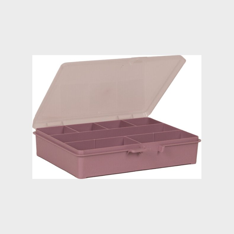 Opbevaringsboks M/7 Rum 40x17,9x15,1cm, M�rk Rosa - Raaco