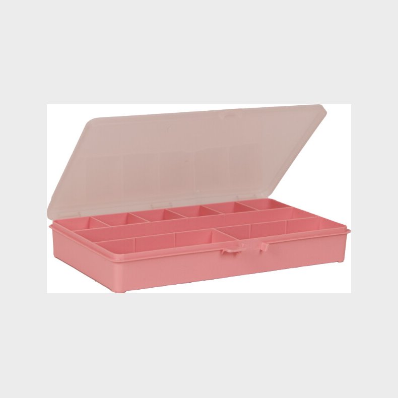 Opbevaringsboks M/9 Rum 41x27,1x17,3cm, Pink - Raaco