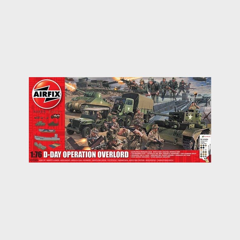 Airfix - D Day Operation Overlord Bygges�t - 1:76 - A50162a