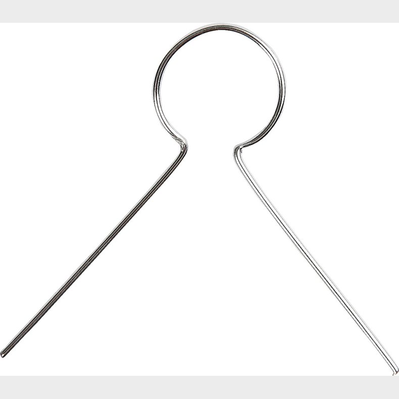 Ophng - L 22 Mm - Forslvet - 50 Stk.