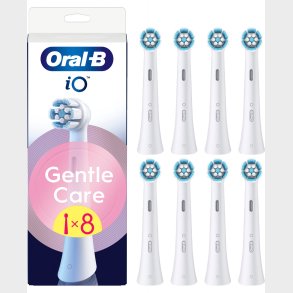 Oral B - Io Gentle Care B�rstehoveder - White - 8 Stk