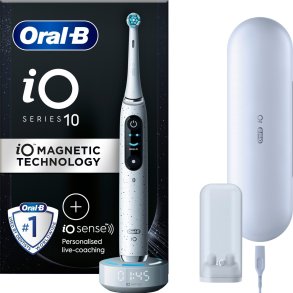 Oral-b - Io10 Stjernest�v Hvid Elektrisk Tandb�rste