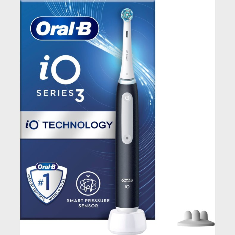 Oral-b - Io3s Mat Sort Elektrisk Tandbrste