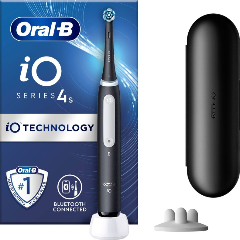 Oral-b - Io4s Mat Sort Elektrisk Tandbrste