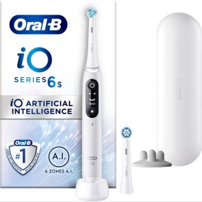 Oral-b - Io6s Hvid Elektrisk Tandbrste