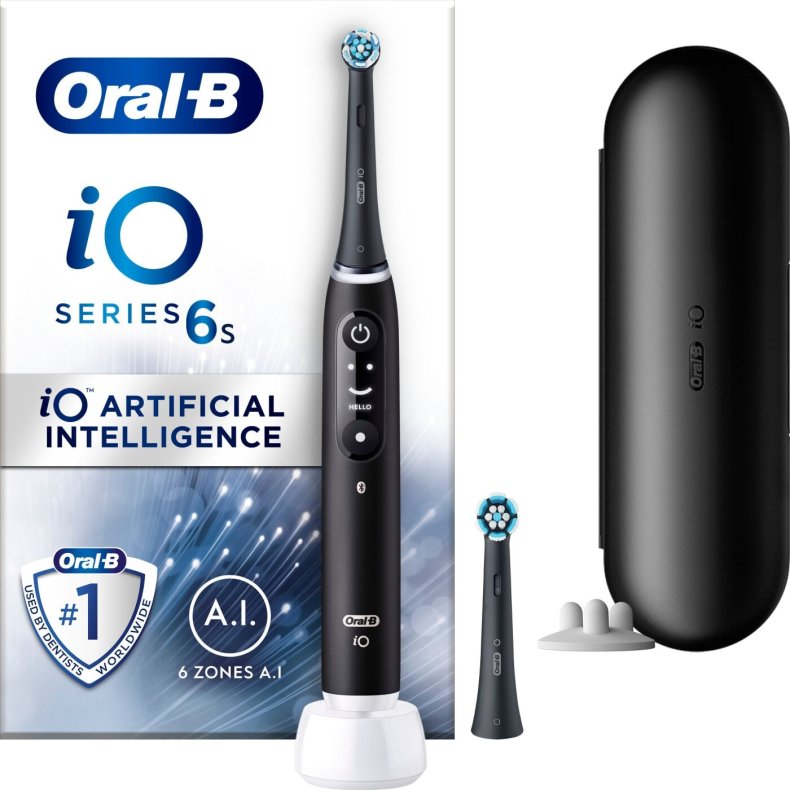 Oral-b - Io6s Sort Lava Elektrisk Tandbrste
